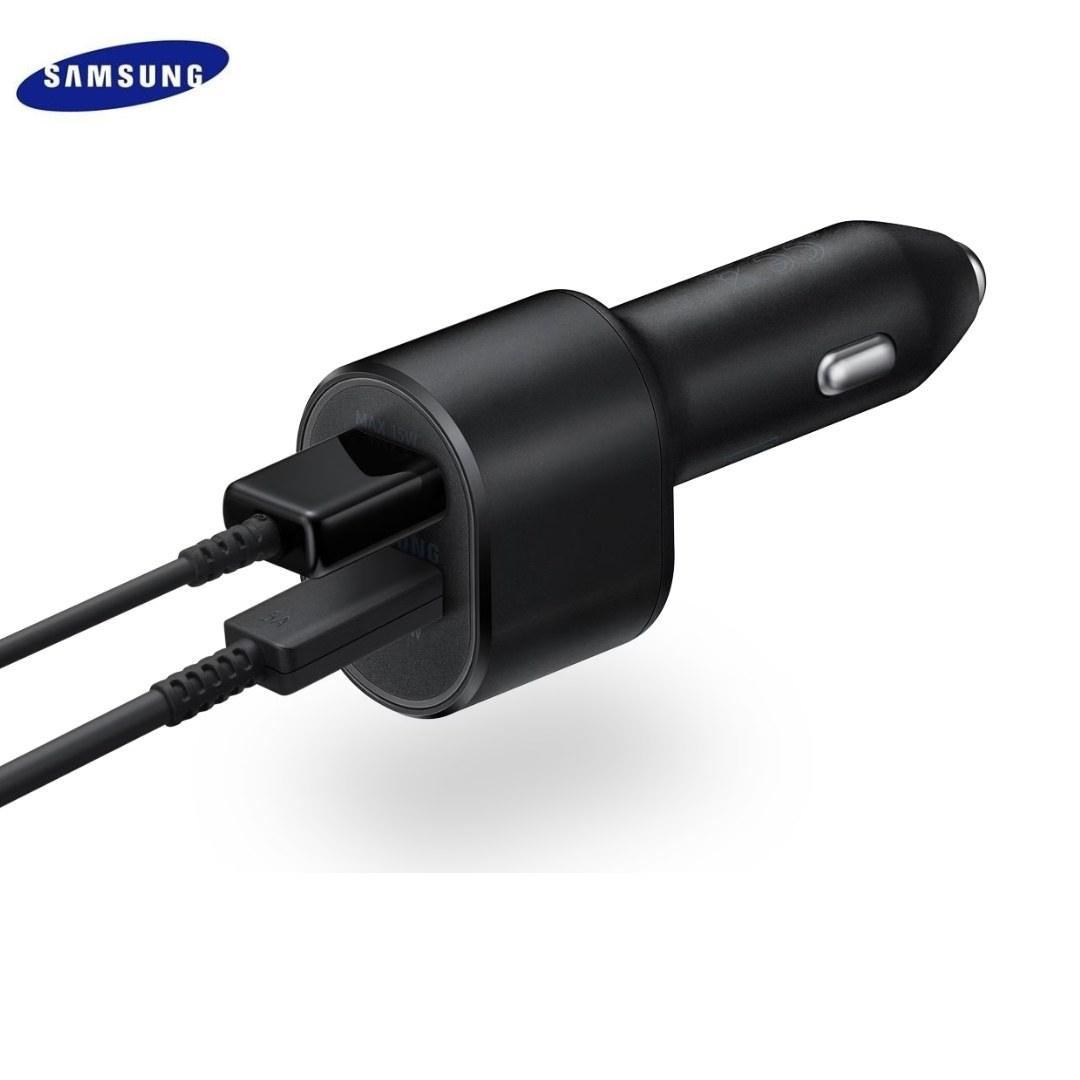 ראש מטען מהיר לרכב 45W עם 2 יציאות סמסונג מקורי ראש מטען מהיר לרכב 45W עם 2 יציאות סמסונג מקורי