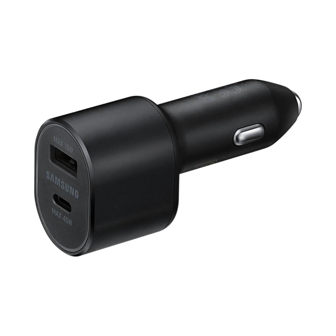ראש מטען מהיר לרכב 45W עם 2 יציאות סמסונג מקורי ראש מטען מהיר לרכב 45W עם 2 יציאות סמסונג מקורי