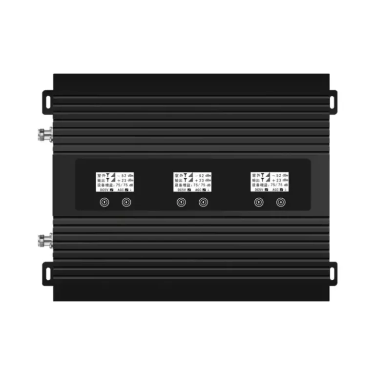מגבר קליטה סלולרי תלת-תדר PRO – 850/1800/2100MHz – כיסוי רחב עד 1000 מ"ר