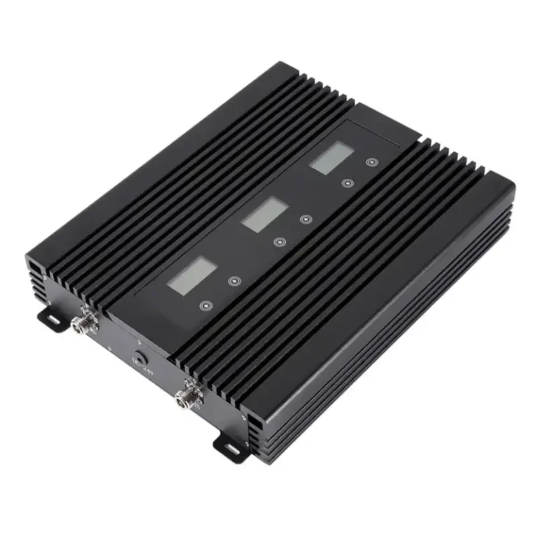 מגבר קליטה סלולרי תלת-תדר PRO – 850/1800/2100MHz – כיסוי רחב עד 1000 מ"ר